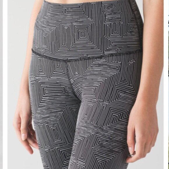 Lululemon High Rise Wunder Under MazeJacquard Pant - Picture 2 of 8